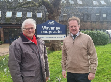 Greg and Peter at Waverley